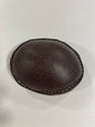 Large Leather Beach Pebble Paperweight #4