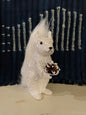 Glitter Squirrel - White with Fur Tail | Ino Schaller