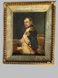 Napoleon Bonaparte – Antique Portrait in Early Gilt Frame