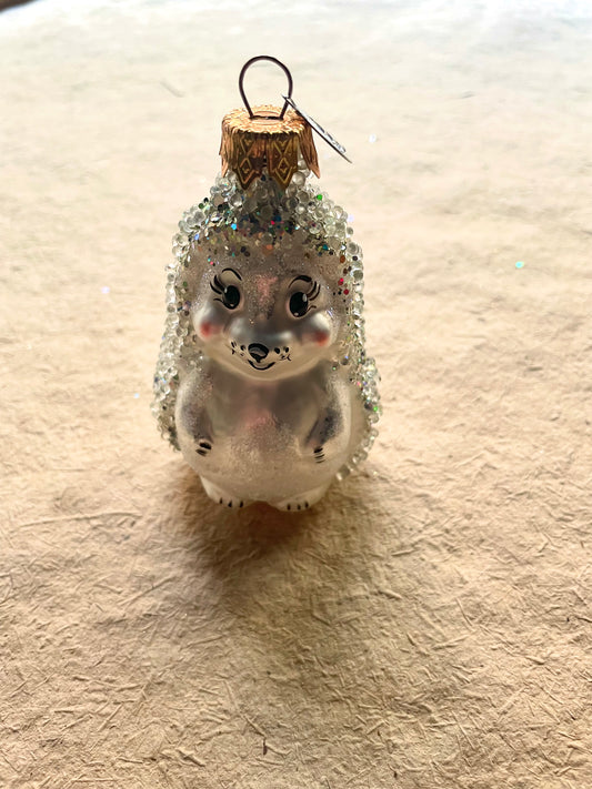 Nostalgic Silver Hedgehog | Nostalgie Christbaumschmuck