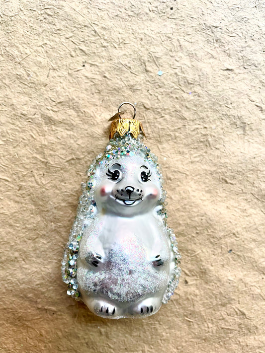 Nostalgic Silver Hedgehog | Nostalgie Christbaumschmuck