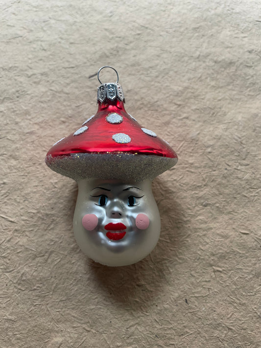 Nostalgic Mushroom Face | Nostalgie Christbaumschmuck