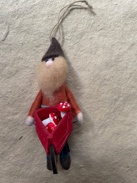 Garden Gnome Christmas Ornament