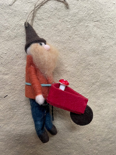 Garden Gnome Christmas Ornament