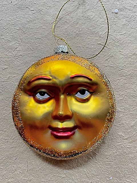 Celestial Moon Christmas Ornament