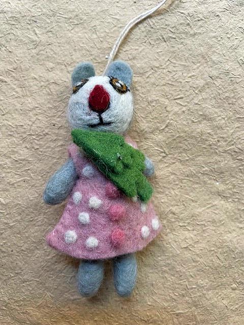 Raccoon with Fir - Christmas ornament | Christmas Ornament