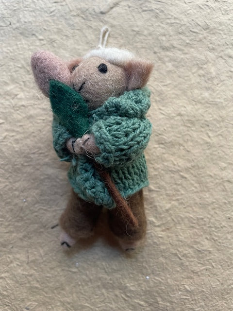Sheep with Twig - Christmas ornament | Christmas Ornament