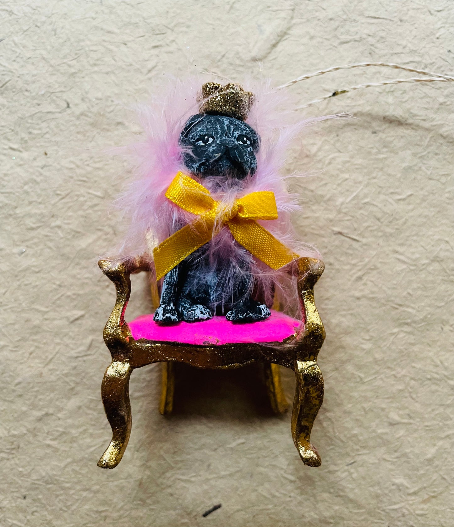 Regal Pug Resin Ornament – Two Styles