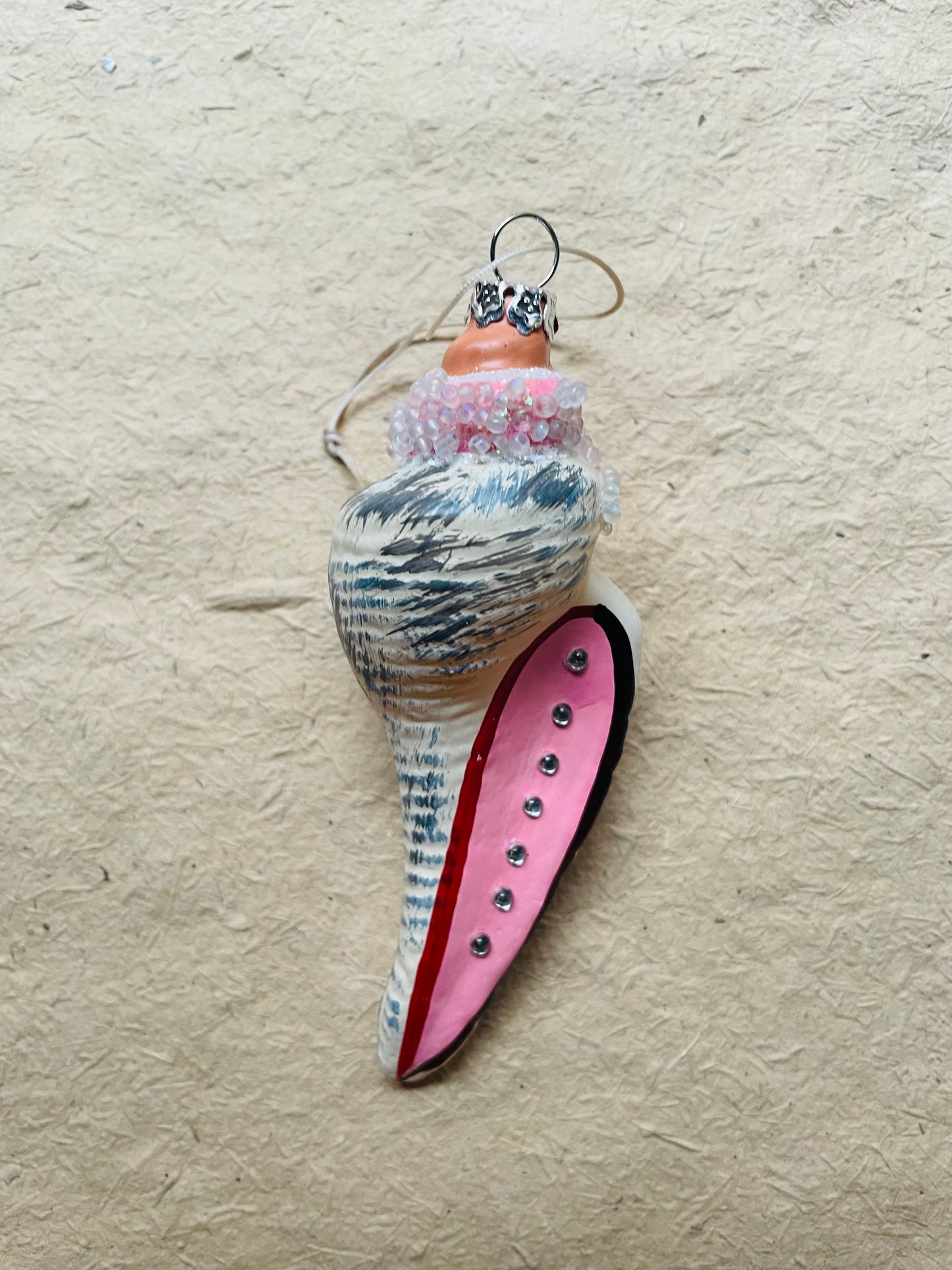 Beachcomber Glass Shell Ornaments – Set of 8 Styles