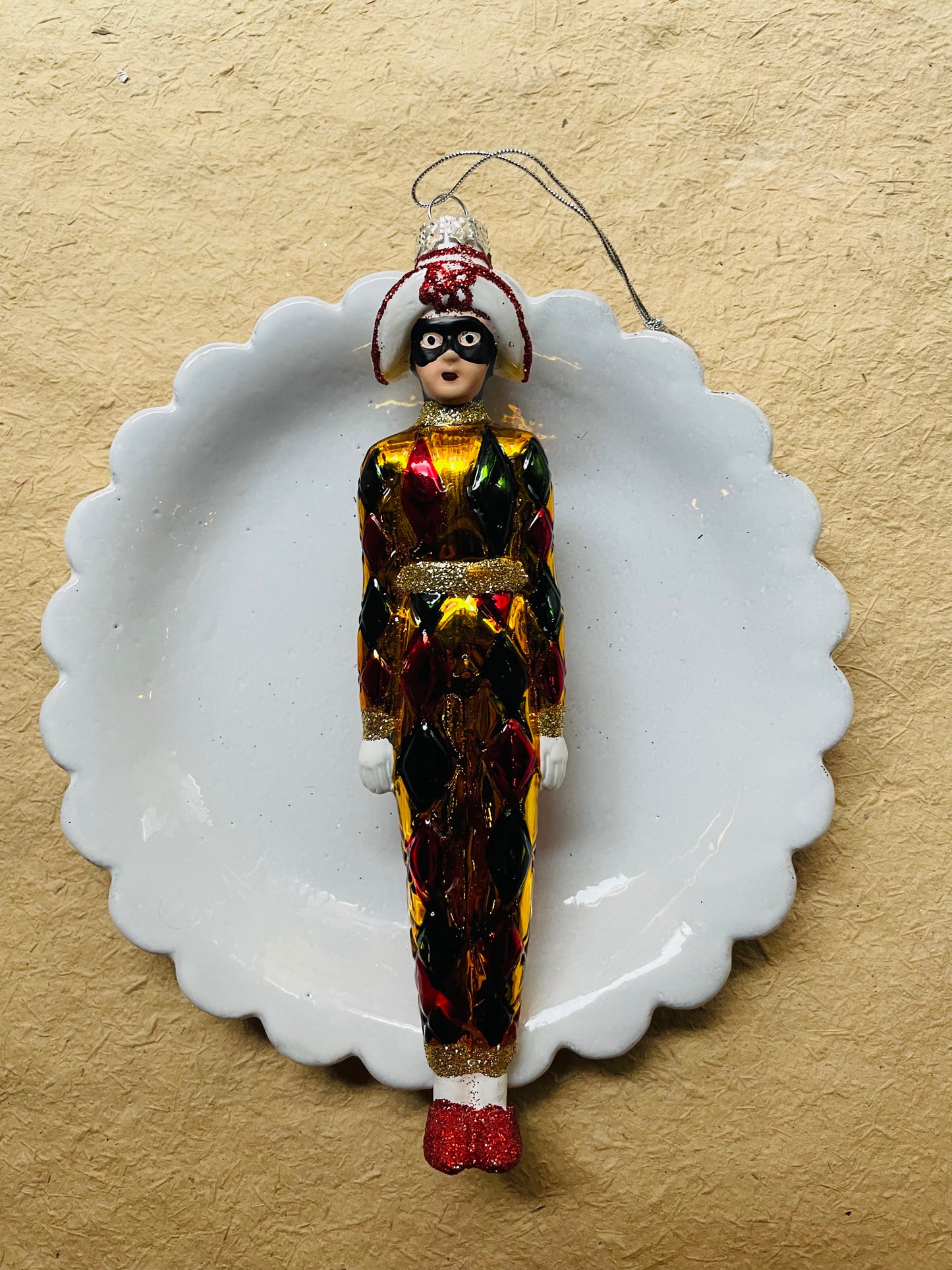 Pierrot Christmas Ornament