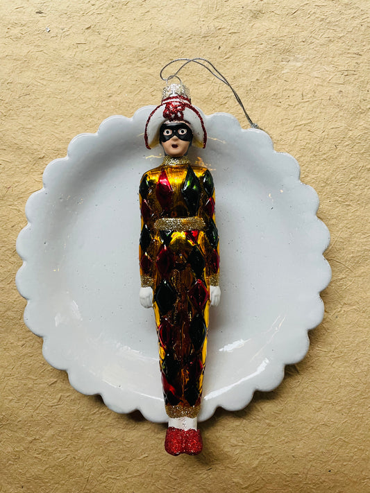 Pierrot Christmas Ornament