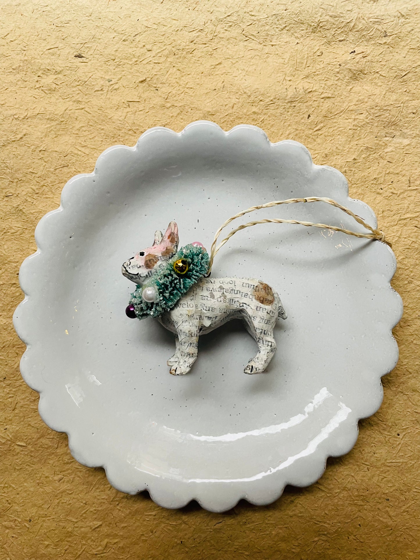 French Bulldog - Frenchie - Paper Ornaments Two Styles