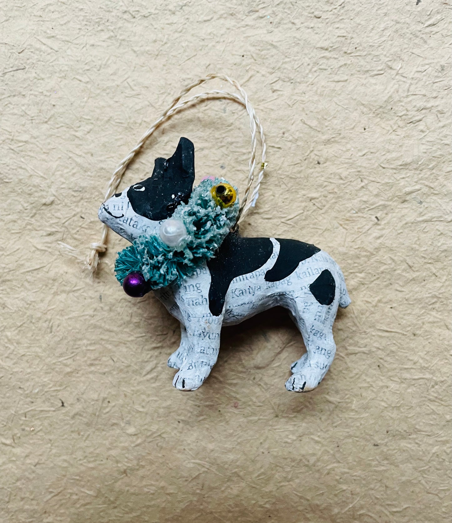 French Bulldog - Frenchie - Paper Ornaments Two Styles