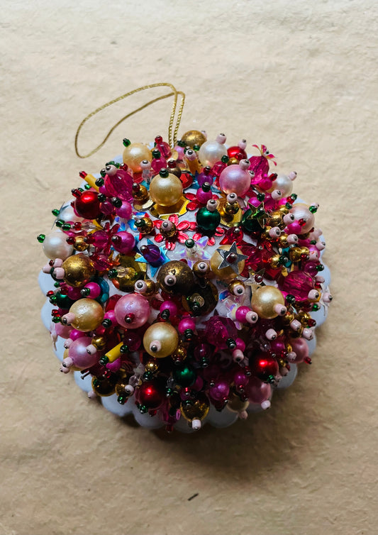 Magpie Bauble Sequin Ornament