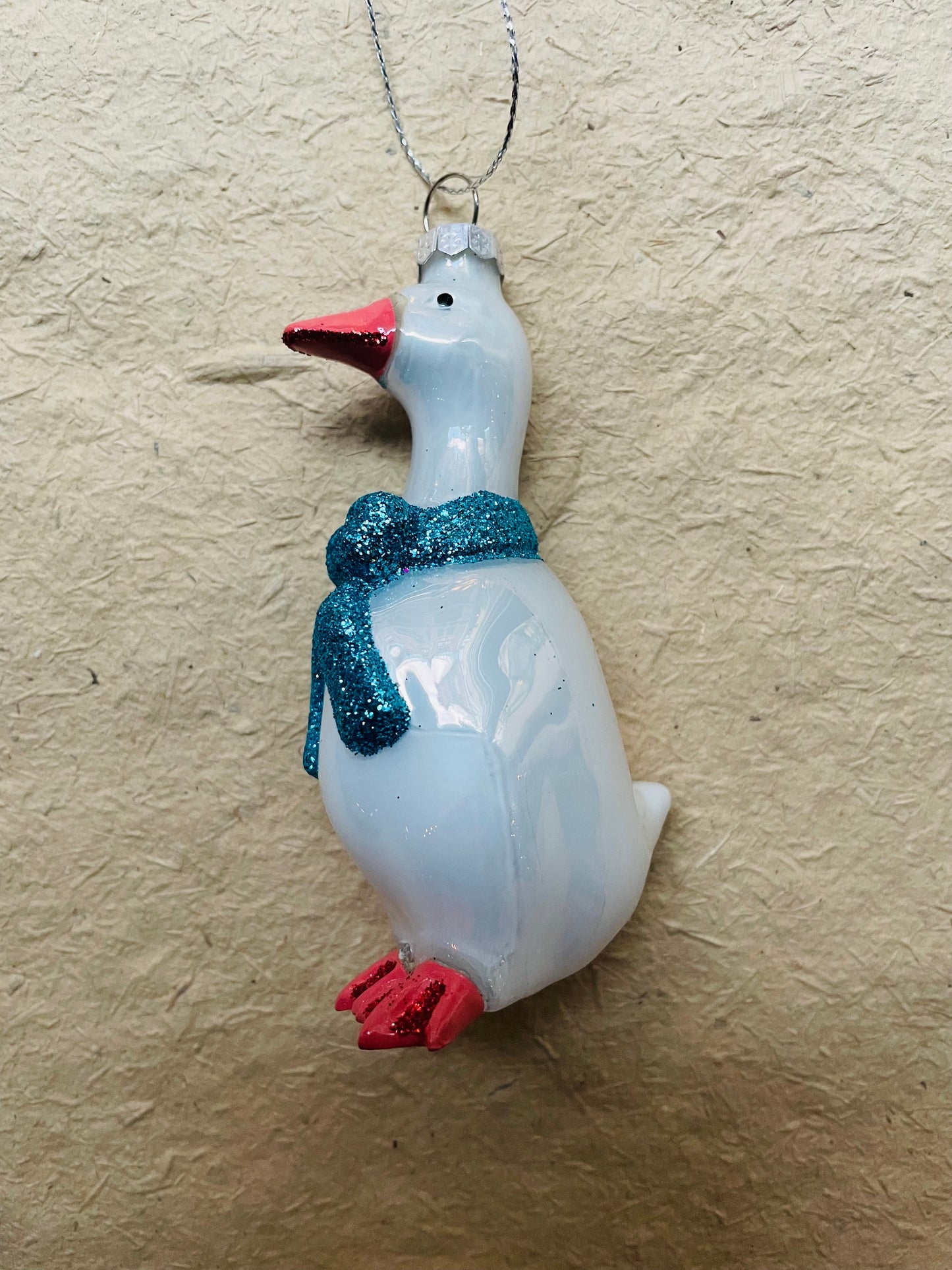 Country Goose Ornament