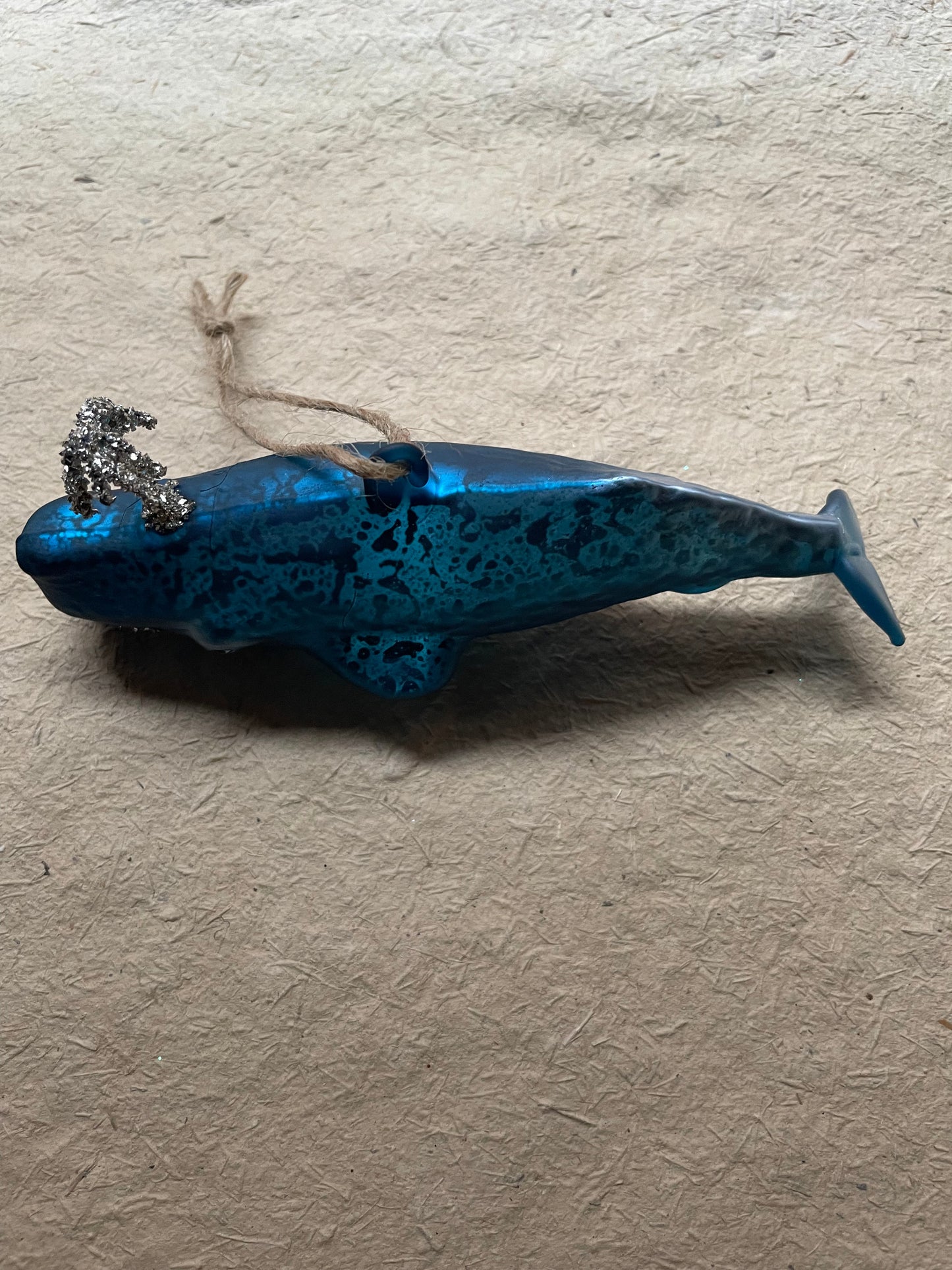 Whale Glass Ornaments – Blue, Teal & Mint