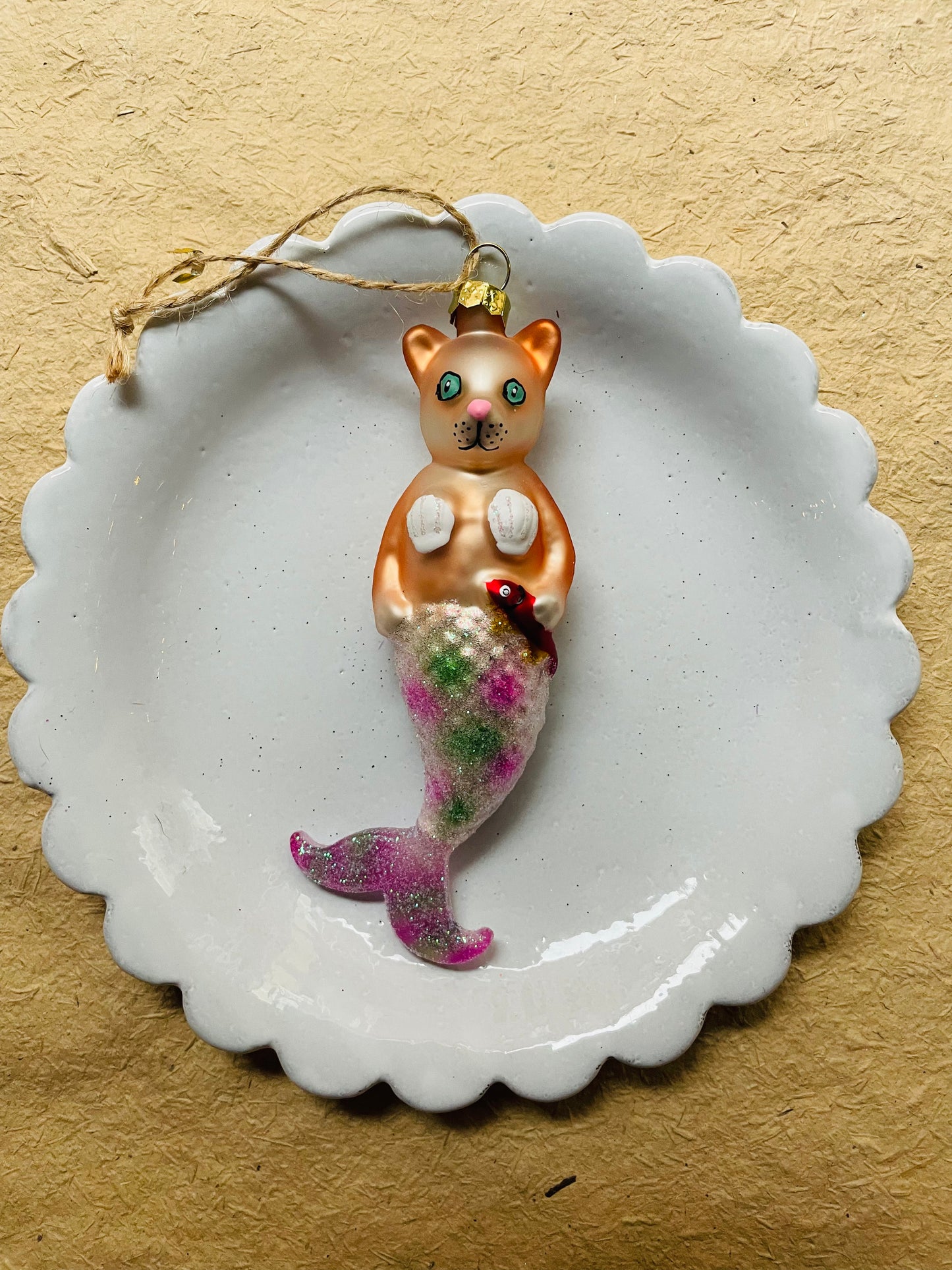 Purrmaid Glass | Christmas Ornament