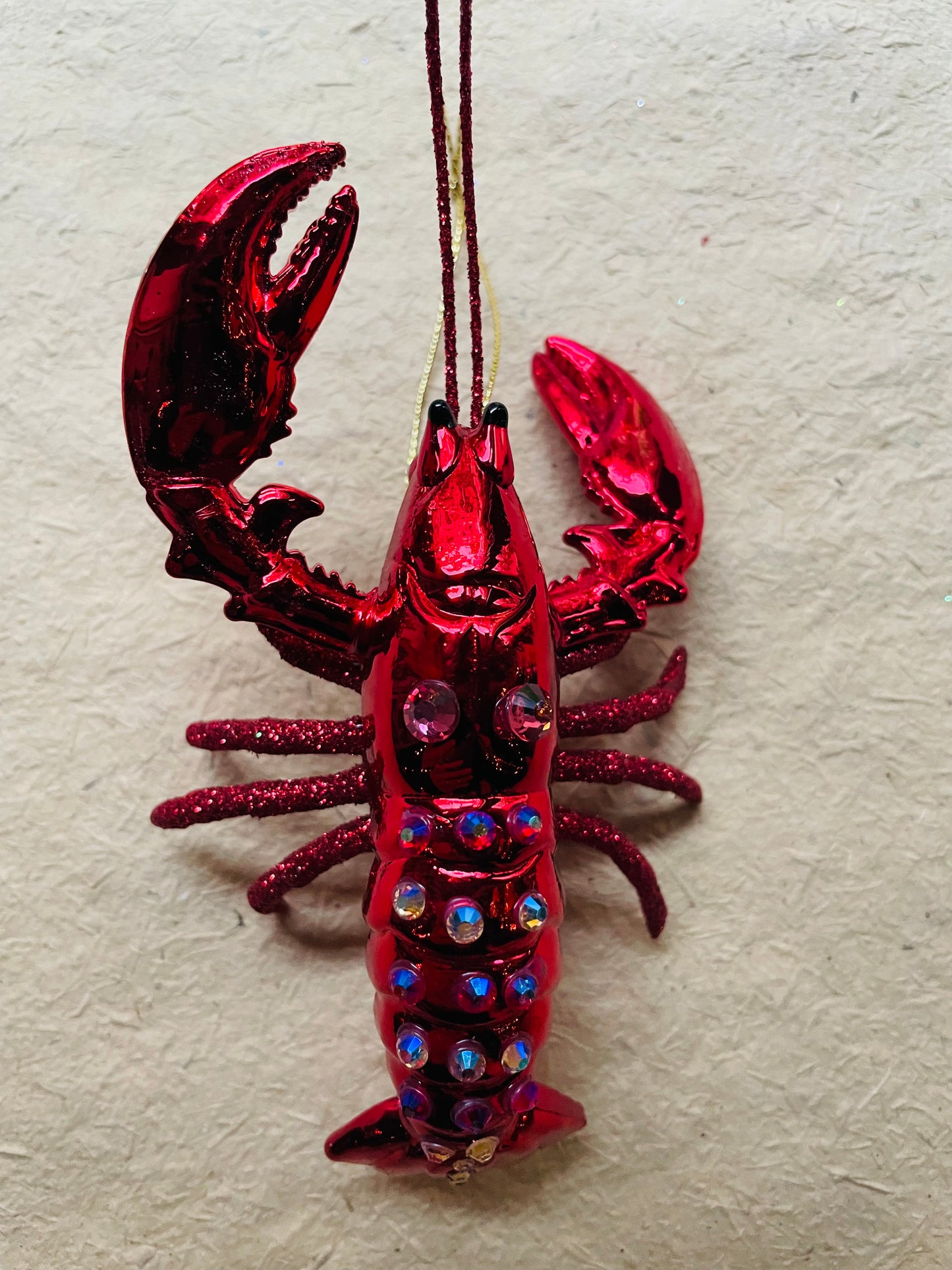 Lobster Glass Ornament