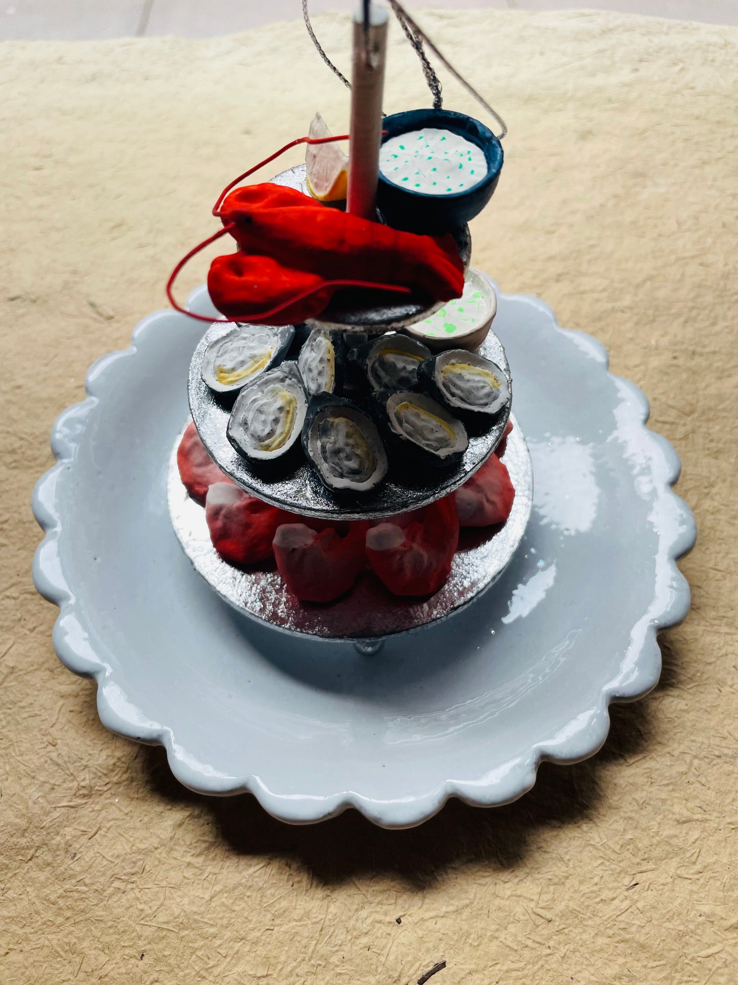 Seafood Tower | Christmas Ornament