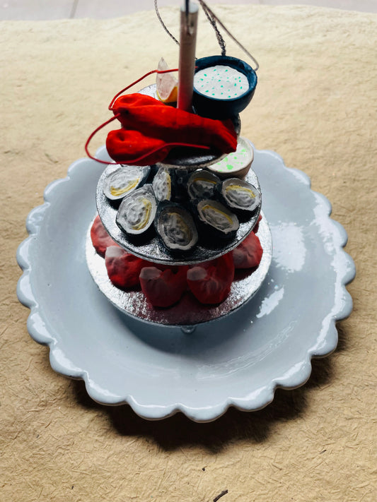 Seafood Tower | Christmas Ornament