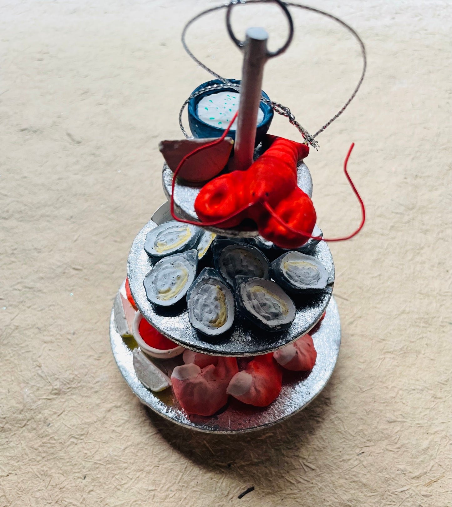 Seafood Tower | Christmas Ornament