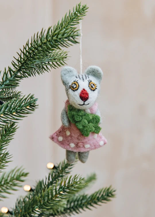 Raccoon with Fir - Christmas ornament | Christmas Ornament