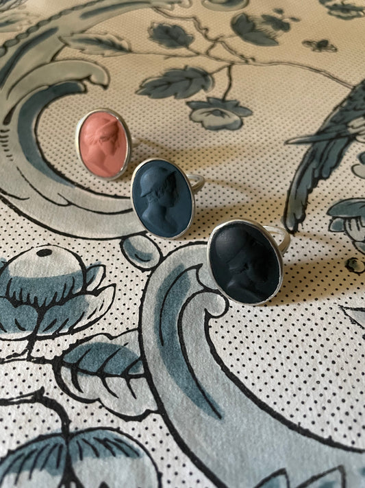 Roman Boy Cameo Ring by Marcie McGoldrick