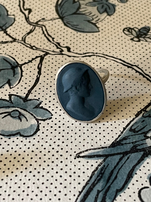 Roman Boy Cameo Ring by Marcie McGoldrick