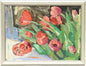 Ingvar Engdahl – Tulips Still Life | Oil on Panel (32 × 23 cm)