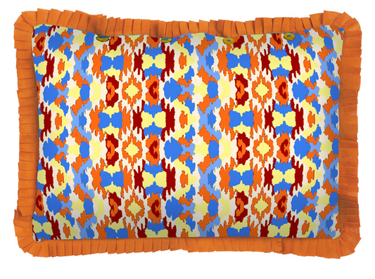 Jaquikat Cobalt Cushion Cover | Lisa Corti