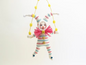 Jester Child Ornament | Vintage by Crystal Spun Cotton Ornament