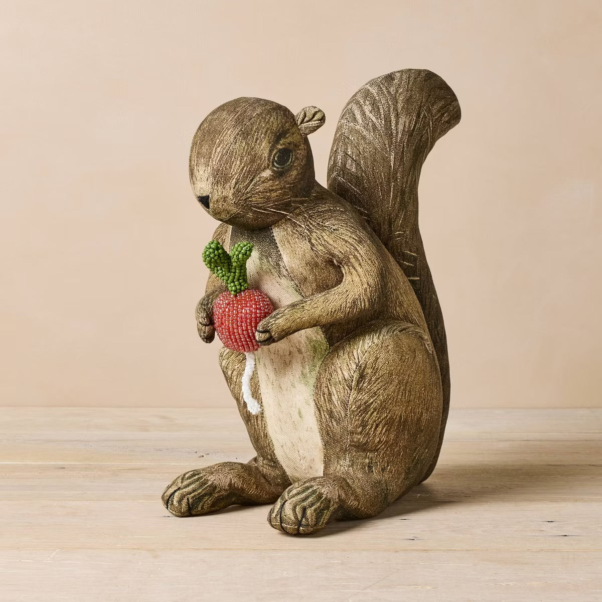 Squirrel Novelty Plush Pillow  | John Derian