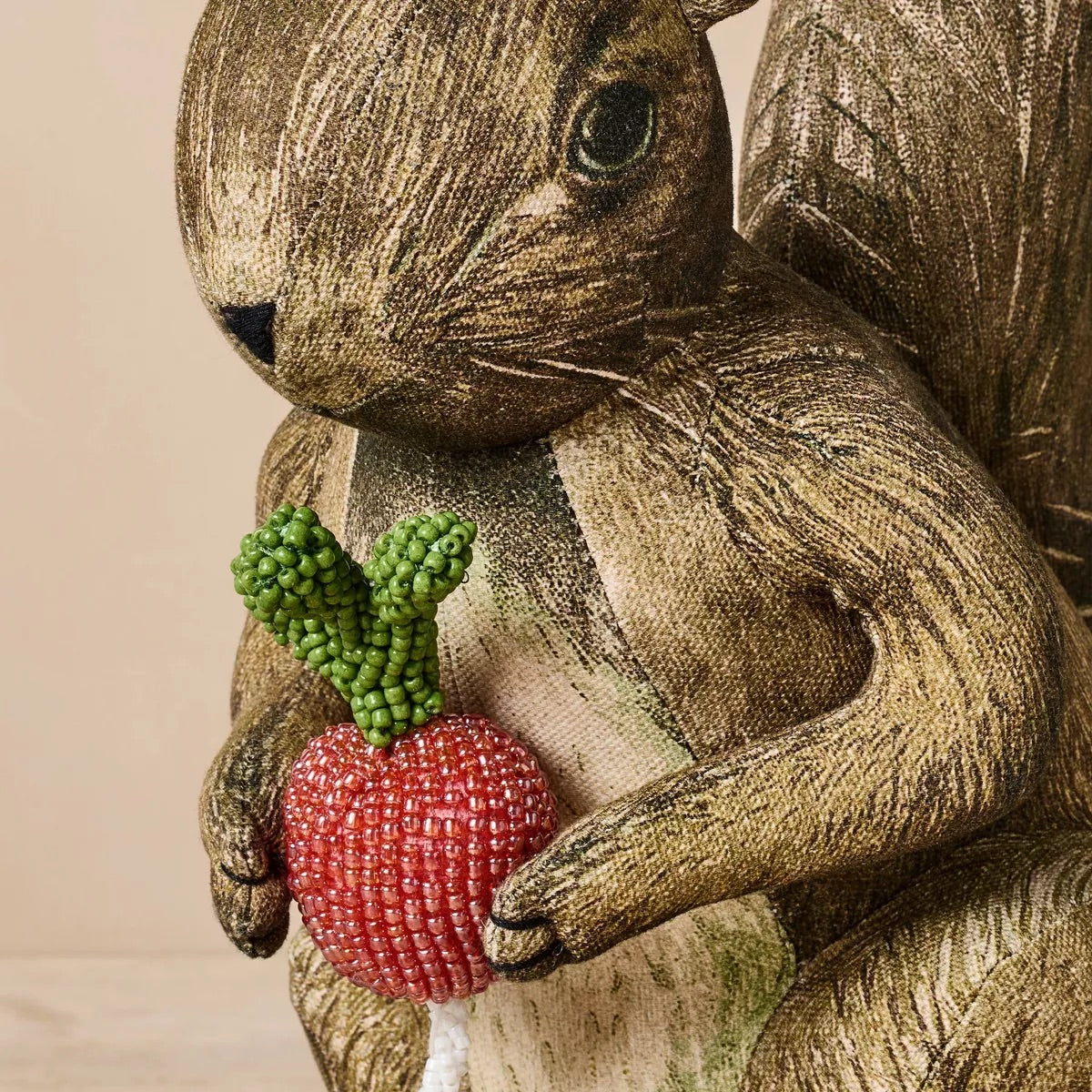 Squirrel Novelty Plush Pillow  | John Derian