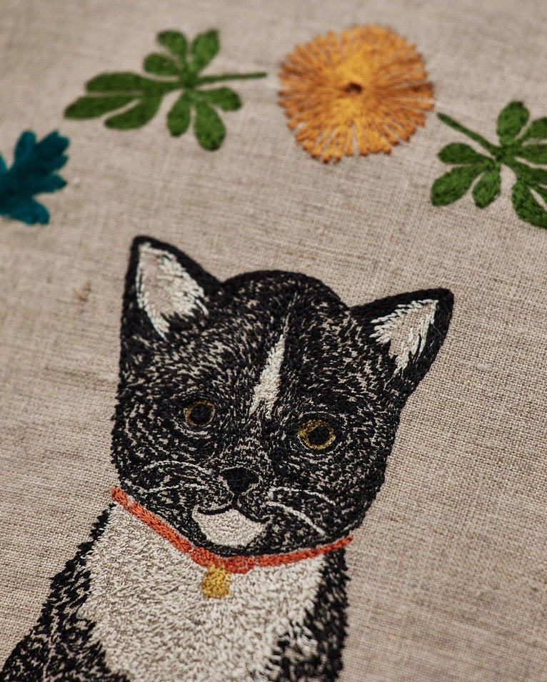 Kitten Cameo Pillow | Coral & Tusk