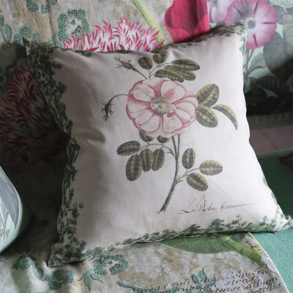 La Rose Cushion - John Derian