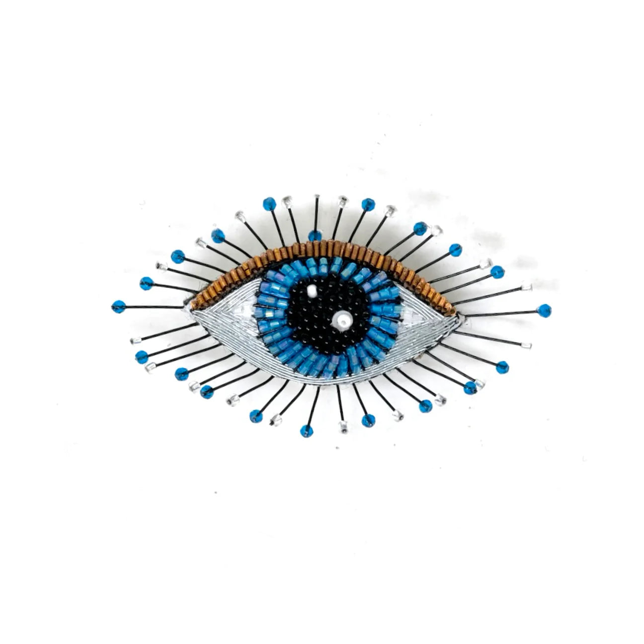 Lapis Eye Brooch Pin | Trovelore