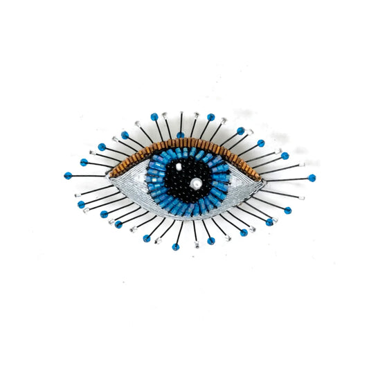 Lapis Eye Brooch Pin | Trovelore
