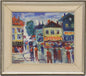 Lars Niklasson – French Street Scene | Oil on Canvas, 45 × 37 cm