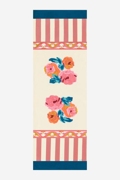 Nizam Flower Cream Pink Runner – 50X150 | Lisa Corti