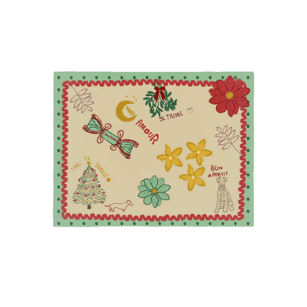 NojiNoji Christmas Placemat (Multi)