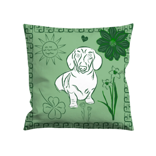 You and Me Will Figure It Out Cushion (Green)
