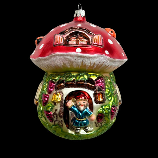 Nostalgic Large Mushroom House | Nostalgie Christbaumschmuck