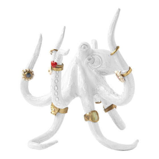Octopus Ornament with Rings, Serena Carone | Astier de Villatte: Exclusive Pre-Order Item