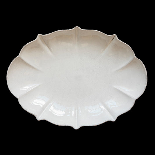 Drapé Oval Platter - Astier de Villatte: Exclusive Pre-Order Item