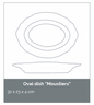 Shanghai Clay Mix | Atelier Saint André Perrin - Oval dish Moustiers