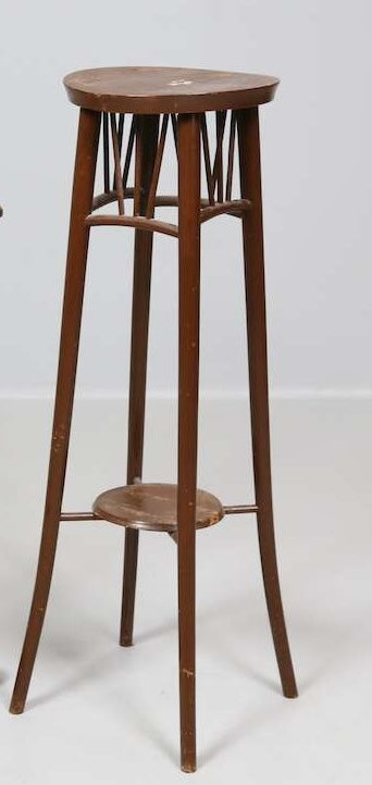 Antique Wooden Pedestal Stand
