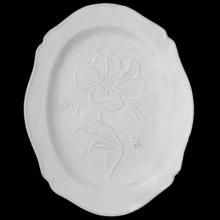 Fleurs Platter by Astier de Villatte, alternate view