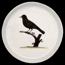 Black Bird Platter by Astier de Villatte, alternate view