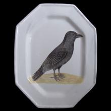 Octogonal Crow Platter by Astier de Villatte, alternate view