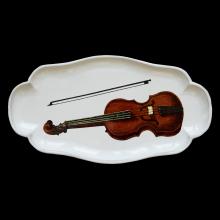 Violon Platter by Astier de Villatte, alternate view